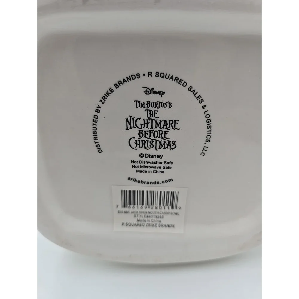 Disney Tim Burton's The Nightmare Before Christmas Candy Dish Disneyland RETIRED